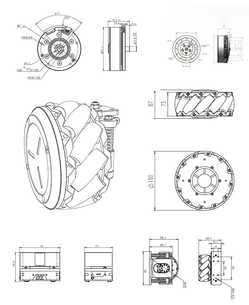 Mecanum Omnidirectional Wheel Mecanum Omnidirectional Wheel